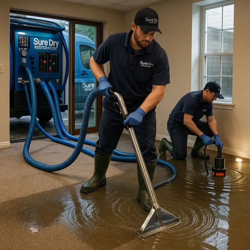 Water Extraction and Removal process in De Soto Parish, LA